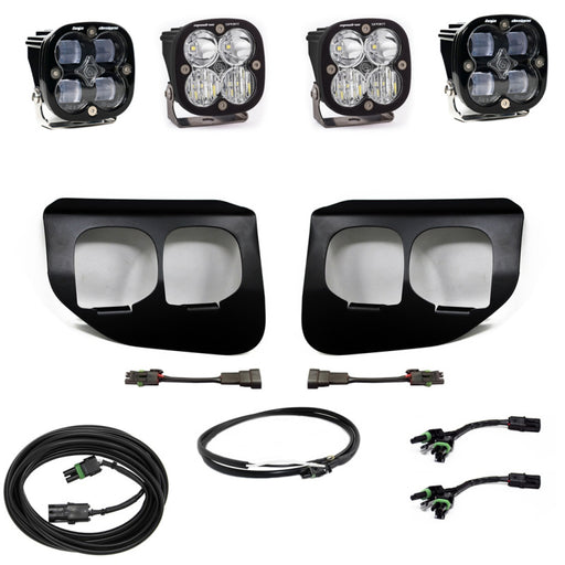 Baja Designs Ford Super Duty (20-On) Fog Lights Dual FPK SAE/Sport DC Baja Designs w/Upfitter Baja Designs