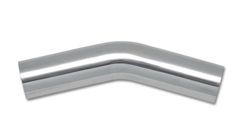Vibrant 3.5in O.D. Universal Aluminum Tubing (30 degree Bend) - Polished Vibrant