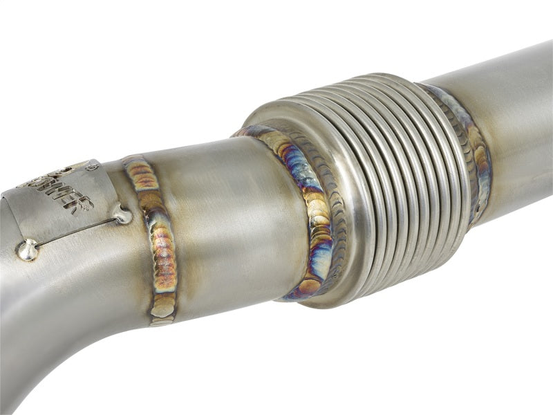 aFe Twisted Steel Power Package Up-Pipes / Manifold 08-10 Ford Diesel Trucks V8 6.4L (td) aFe