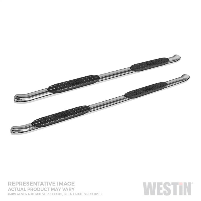 Westin 05-21 Toyota Tacoma Access Cab PRO TRAXX 4 Oval Nerf Step Bars - SS Westin