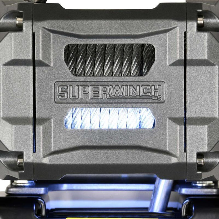 Superwinch 3500 LBS 12V DC 7/32in x 40ft Steel Rope Roller Fairlead SP 35 Winch Superwinch