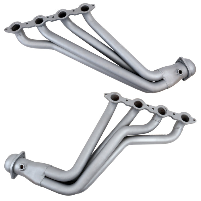 BBK 10-15 Camaro LS3 L99 Long Tube Exhaust Headers With Converters - 1-3/4 Chrome BBK