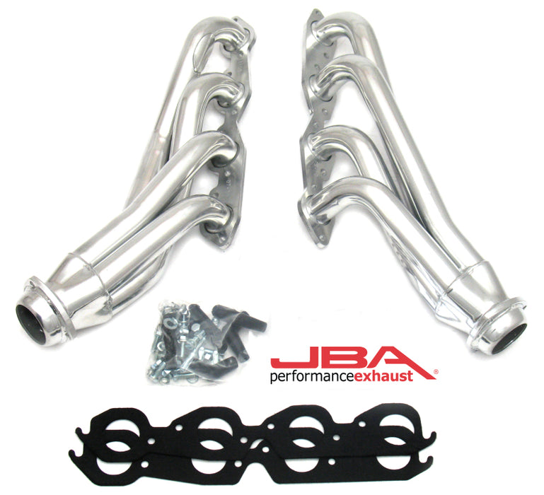 JBA 01-03 Gm Truck 8.1L BBC w/o EGR/A.I.R. 1-3/4in Primary Silver Ctd Cat4Ward Header JBA
