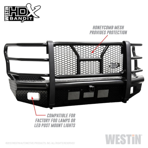 Westin/HDX Bandit 18-20 Ford F-150 (Excl. EcoBoost) Front Bumper - Black Westin