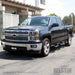 Westin 14-18 Chevrolet Silverado 1500 DC 6.5ft Bed HDX Stainless Drop W2W Nerf Step Bars - Tex. Blk Westin