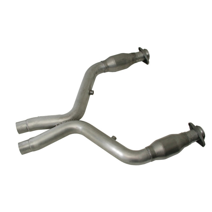BBK 05-10 Mustang 4.6 Short Mid X Pipe With Catalytic Converters 2-3/4 For BBK Long Tube Headers BBK