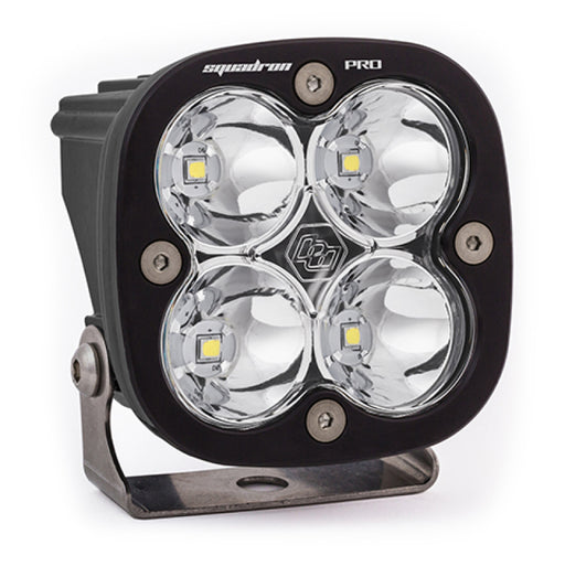 Baja Designs Squadron Pro Spot Pattern Black LED Light Pod - Clear Baja Designs
