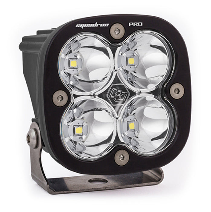 Baja Designs Squadron Pro Spot Pattern Black LED Light Pod - Clear Baja Designs