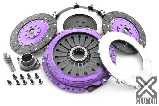 XClutch 1997 Mitsubishi Lancer EVO IV 2.0L 9in Twin Solid Organic Clutch Kit XCLUTCH