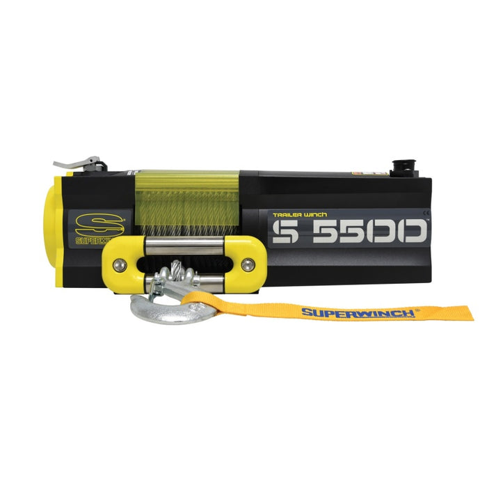 Superwinch 5500 LBS 12V DC 7/32in x 60ft Steel Rope S5500 Winch Superwinch