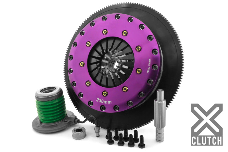 XClutch 07-12 Ford Mustang Shelby GT500 5.4L 9in Twin Solid Organic Clutch Kit XCLUTCH