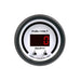 Autometer 52.4mm White Switchable 0-100 Fuel Level/8-18V Voltmeter Phantom Elite Digital Gauge AutoMeter