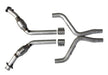 BBK 11-14 Mustang 3.7 V6 High Flow X Pipe With Catalytic Converters - 2-1/2 BBK