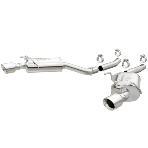 MagnaFlow Axle-Back Stainless Dual Split 4in Polished Tips 10-15 Chevrolet Camaro Convert. 3.6L V6 Magnaflow