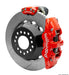 Wilwood Narrow Superlite 4R Rear P-Brk Kit AERO4 14in Rotor Big Ford New Style 2.5in Off - Red