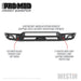 Westin 15-19 Chevrolet Silverado 2500/3500 Pro-Mod Front Bumper - Textured Black Westin