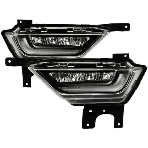 Spyder 21-23 Ford F150 OEM Style Full LED Fog Lights w/ Switch FL-FF1502021-LED-C SPYDER