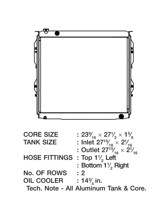 CSF 99-06 Toyota Tundra Radiator CSF