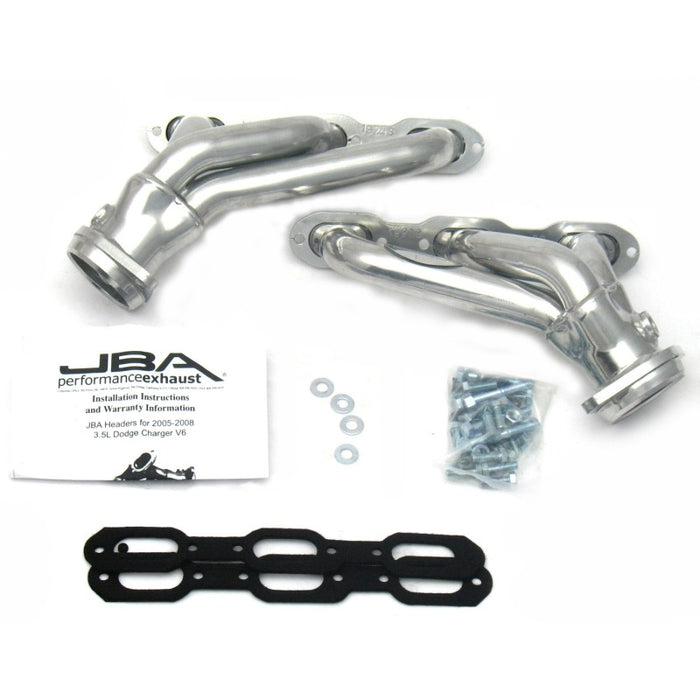 JBA 05-10 Chrysler 3.5L V6 1-5/8in Primary Silver Ctd Cat4Ward Header JBA