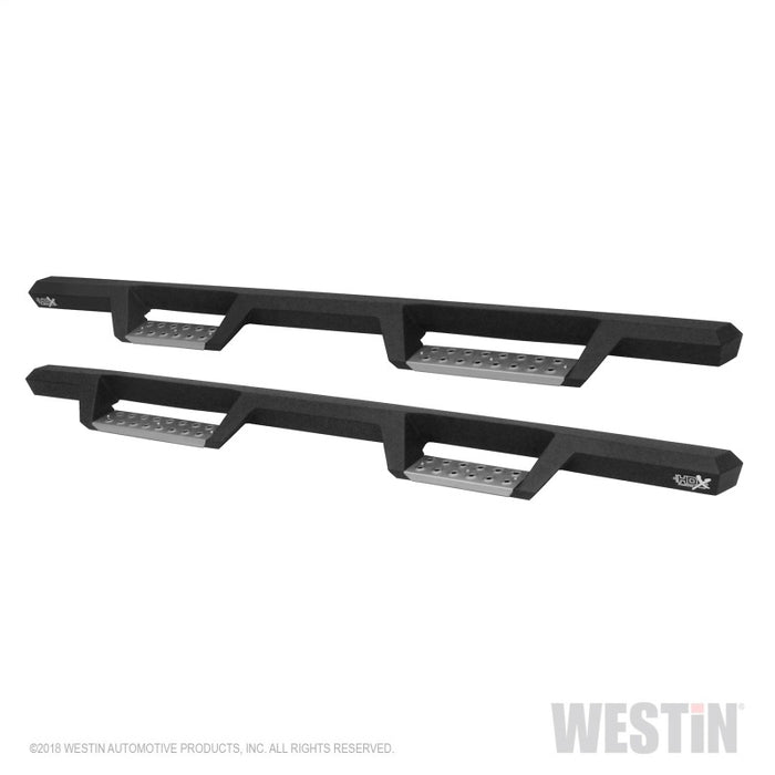 Westin/HDX Stainless 15-18 Ford F-150 SC/17-18 F-250/F-350 CC Drop Nerf Step Bars - Textured Black Westin