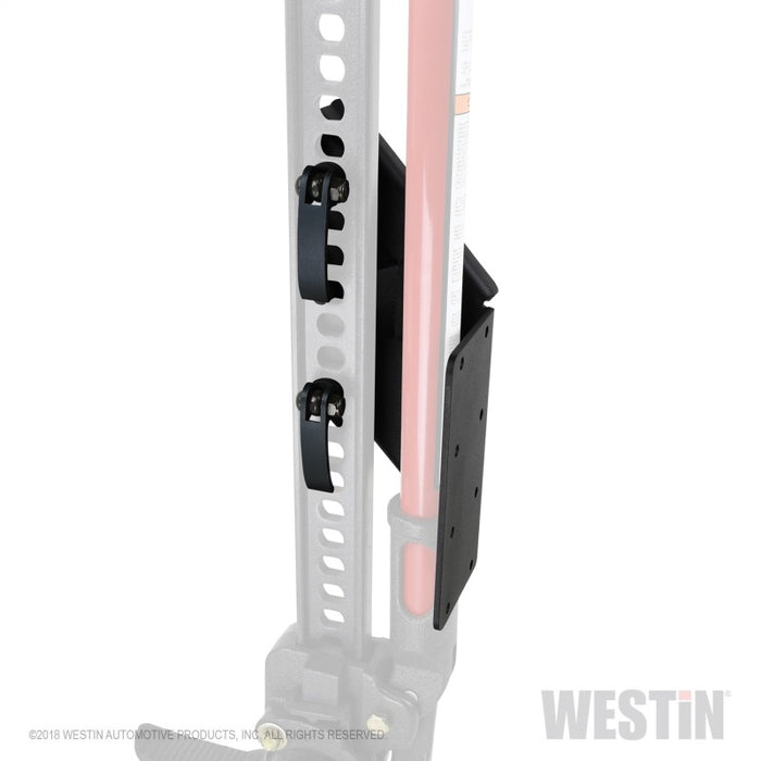 Westin 07-18 Jeep Wrangler JK WJ2 Off-Road Jack Mount - Textured Black Westin