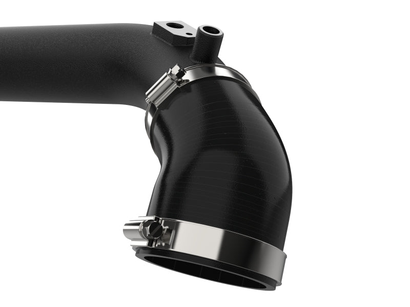 aFe 2024+ Jeep Wrangler JL L4-2.0L (t) BladeRunner 2-1/2in Aluminum Hot Charge Pipe - Black