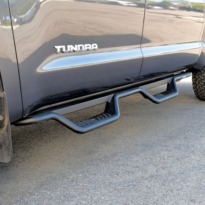 Westin 07-21 Toyota Tundra CrewMax Outlaw Drop Nerf Step Bars - Black Westin