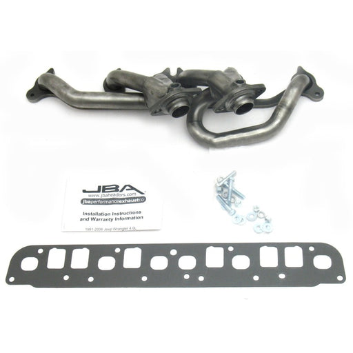 JBA 00-06 Jeep 4.0L 1-1/2in Primary Raw 409SS Cat4Ward Header JBA