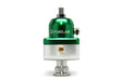 Fuelab 555 High Pressure Adjustable FPR Blocking 25-65 PSI (1) -8AN In (2) -8AN Out - Green Fuelab