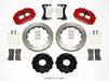 Wilwood Narrow Superlite 4R Front Hat Kit 12.88in Red 2007-Up Jeep Wrangler