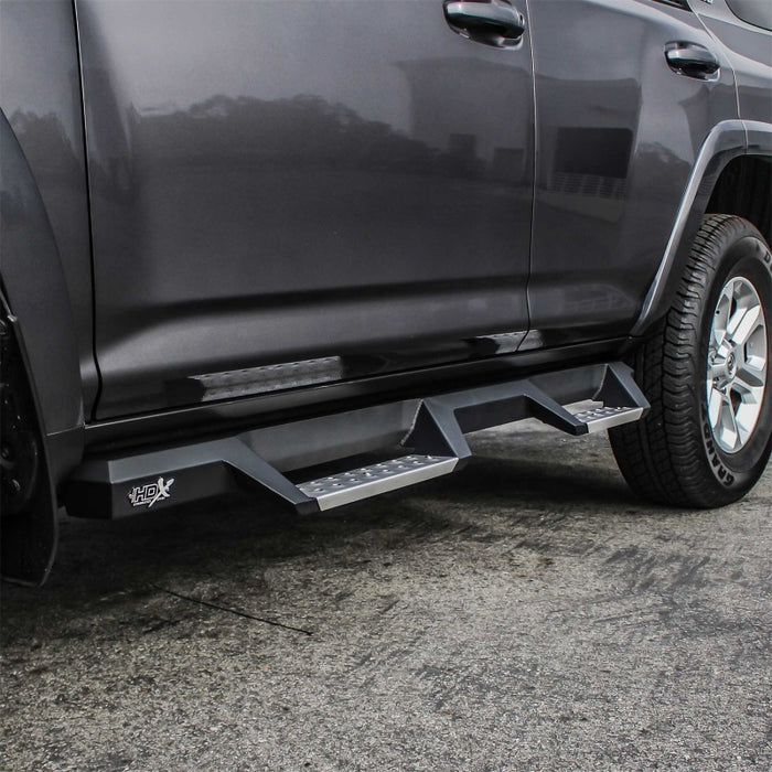 Westin 10-17 Toyota 4Runner Trail Edition (Excl. Ltd) HDX Stainless Drop Nerf Step Bars - Tex. Blk Westin