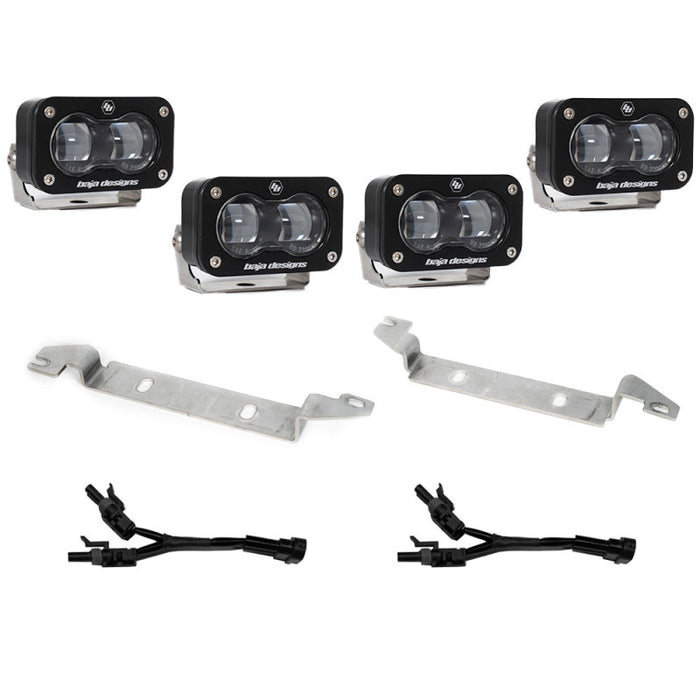 Baja Designs 2022+ Toyota Tundra S2 SAE OEM Fog Light Replacement Kit - Clear Baja Designs