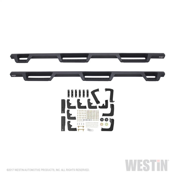 Westin 10-18 Dodge Ram Crew Cab 5ft & 6ft Bed HDX Drop Wheel-To-Wheel Nerf Step Bars Westin