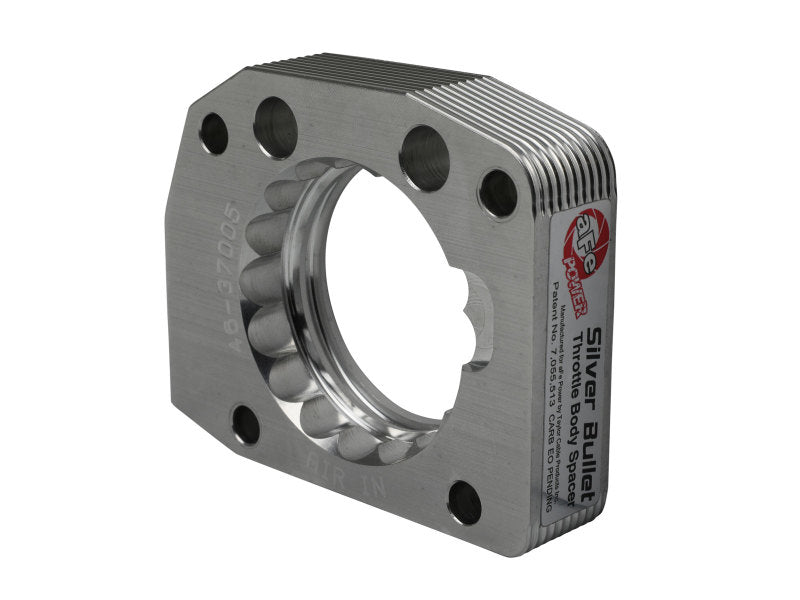 aFe 00-03 Honda S2000 L4 2.0L Silver Bullet Throttle Body Spacer - Silver aFe