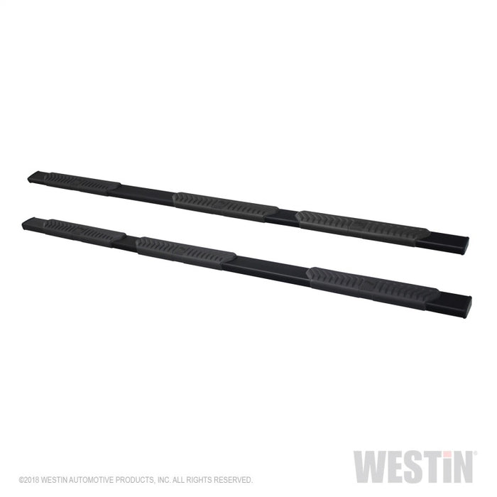 Westin 07-19 Chevy Silverado/Sierra Crew Cab (85ft Bed) R5 M-Series Wheel-to-Wheel Nerf Bars - Blk Westin