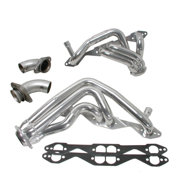 BBK 93-96 Chevrolet Impala SS Shorty Tuned Length Exhaust Headers - 1-5/8 Silver Ceramic BBK
