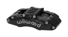 Wilwood Caliper - AT6 Lug Mount Black 1.75in/1.38in/1.38in Piston .75in Rotor - Left Side