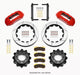 Wilwood TX6R Rear Kit 16.00in Red 1999-2010 GM H2 / 2500 4.63 Cntr