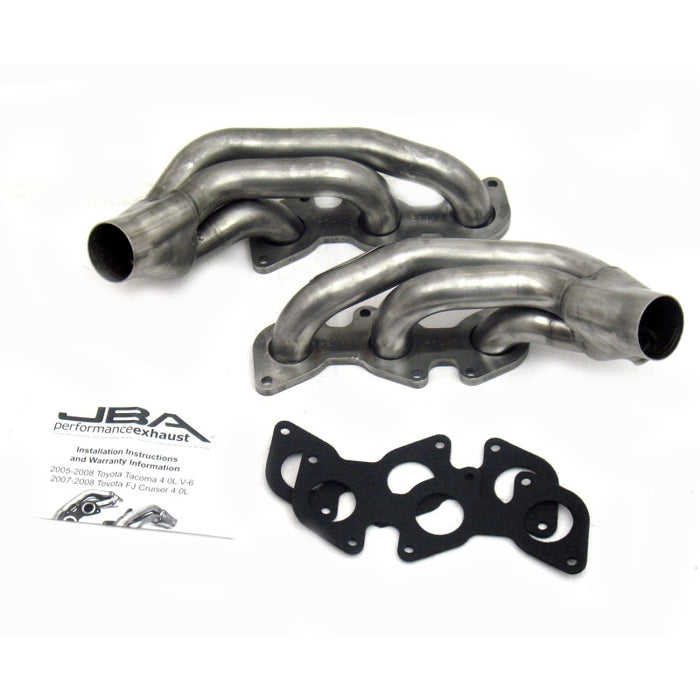 JBA 03-09 Toyota 4.0L V6 w/o A.I.R. 1-1/2in Primary Raw 409SS Cat4Ward Header JBA