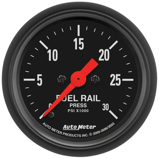 Autometer Z-Series 52mm 30Kpsi Fuel Rail Pressure Gauge, Ram 6.7L AutoMeter