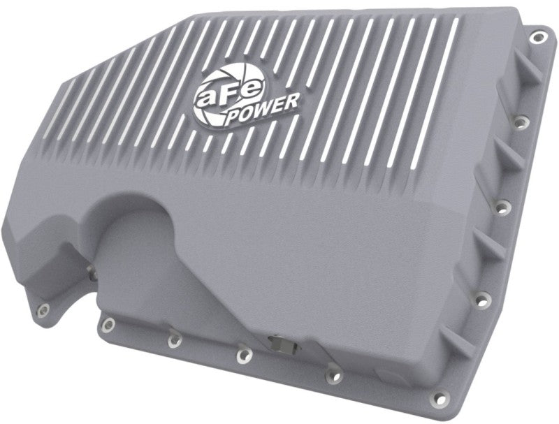 aFe 05-19 VW 1.8L/2.0L w/o Oil Sensor Engine Oil Pan Raw POWER Street Series w/ Machined Fins aFe