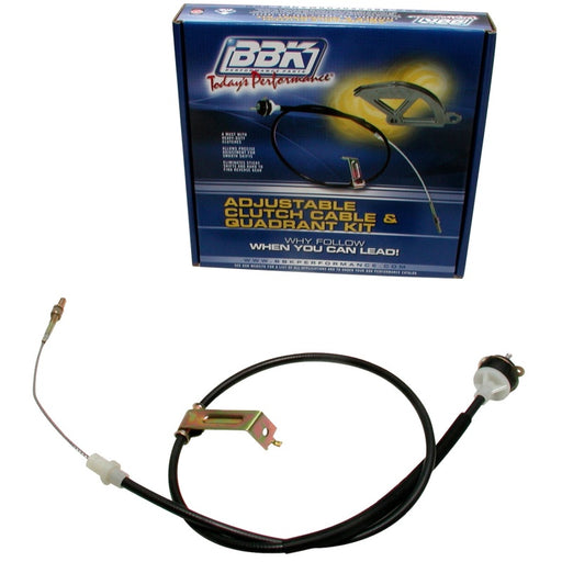 BBK 79-95 Mustang Adjustable Clutch Cable - Replacement BBK