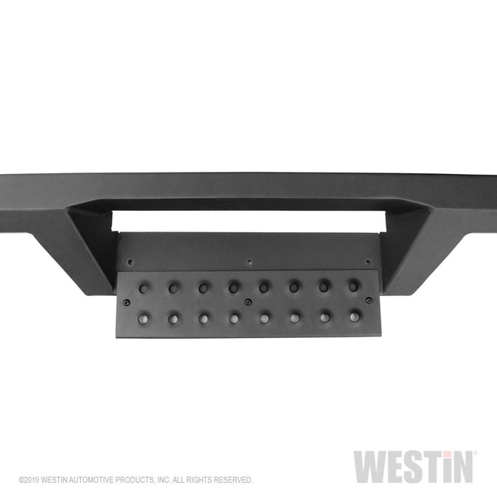 Westin/HDX 19-20 Ram 2500/3500 Crew Cab (8ft Bed) Drop Wheel to Wheel Nerf Step Bars - Txt Black Westin