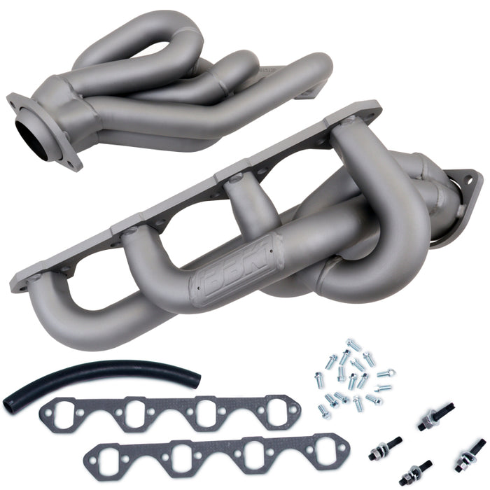 BBK 86-93 Mustang 5.0 Shorty Tuned Length Exhaust Headers - 1-5/8 Titanium Ceramic BBK