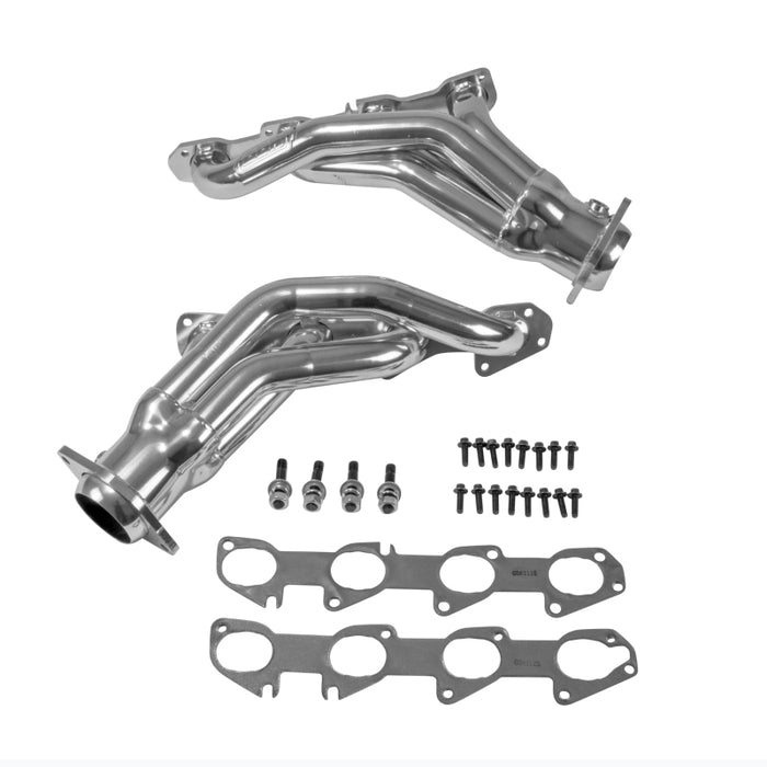 BBK 11-20 Dodge Challenger Hemi 6.4L Shorty Tuned Length Exhaust Headers - 1-7/8in Silver Ceramic BBK