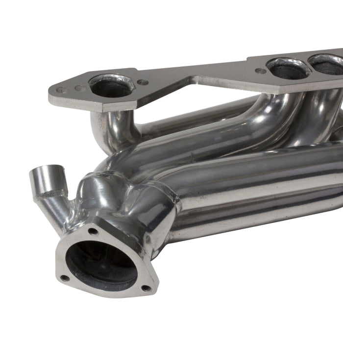 BBK 96-98 GM Truck SUV 5.0 5.7 Shorty Tuned Length Exhaust Headers - 1-5/8 Silver Ceramic BBK