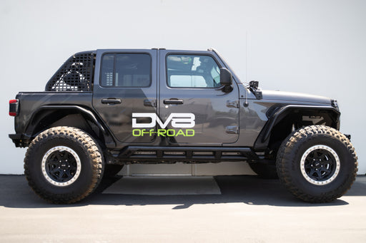 DV8 Offroad 18-23 Jeep Wrangler JL 4 Door FS-15 Series Rock Sliders DV8 Offroad