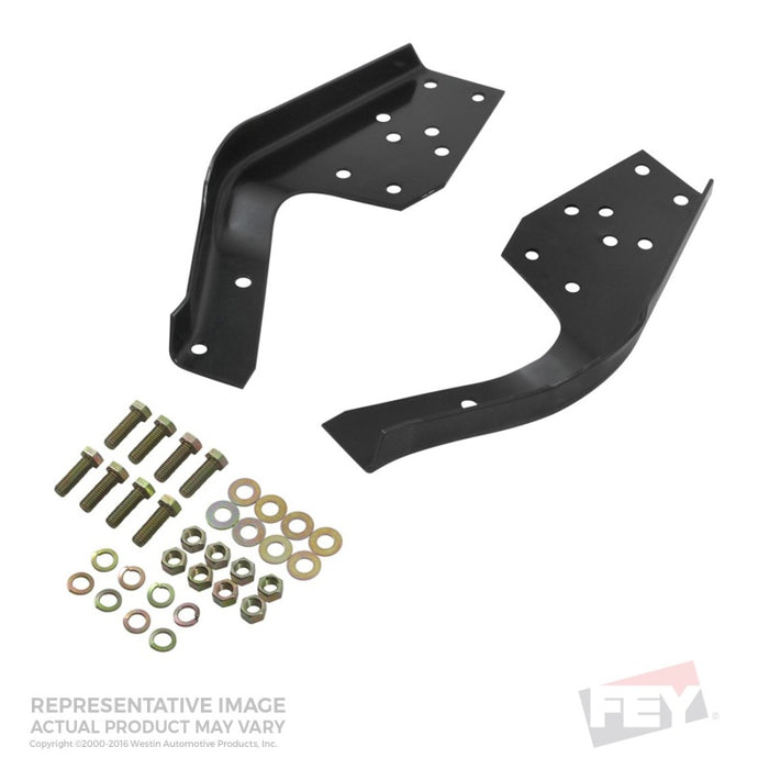 Westin/Fey 95-99 Toyota Tacoma / 80-94 Toyota Pickup Universal Bumper Mount Kit - Black Westin