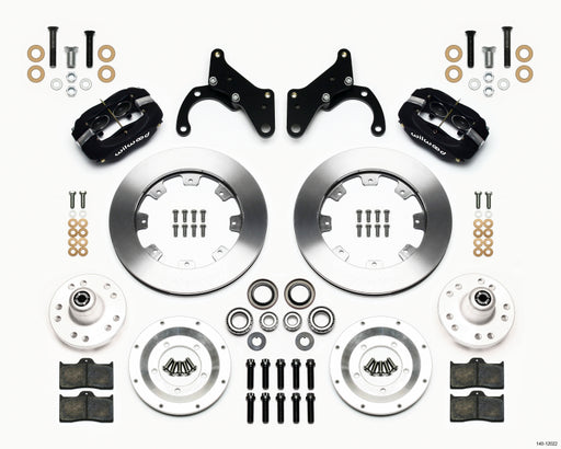 Wilwood Forged Dynalite Front Kit 12.19in 65-68 Chevy Impala -Drum Spindle