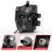 ANZO 08-10 Ford F-250 - F-550 Super Duty Projector Headlights w/ Light Bar Switchback Black Housing ANZO